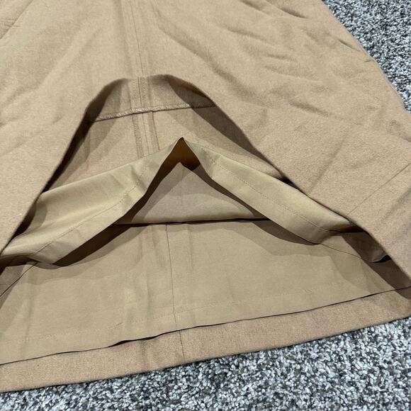 New without tags, LOFT Wool Mini Tan Zip Skirt, Size 4 - Picture 7 of 10